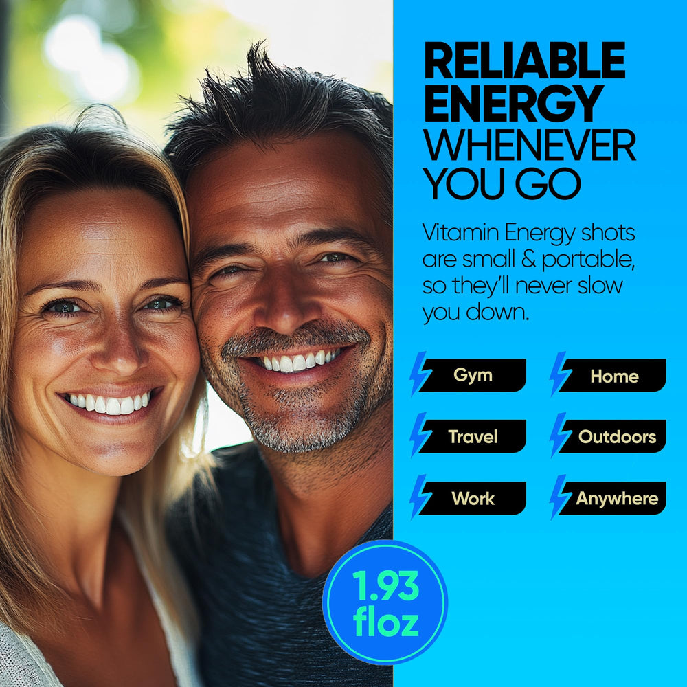 Vitamin Energy hero shot represents a quick intake for daytime vigor.