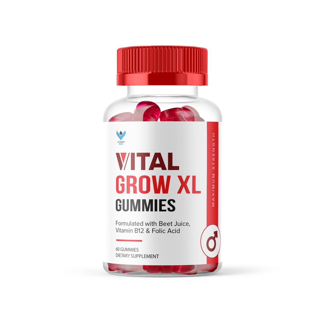 Close-up of Vital Grow XL gummies showing texture and flavor.