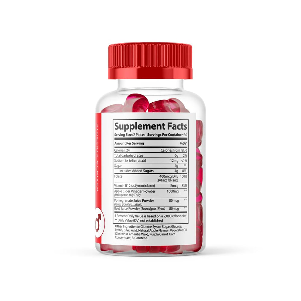 Hand holding Vital Grow XL gummies for a simple daily routine.
