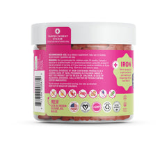 Vitamin Friends iron gummies for kids with ferrous fumarate are easy to chew.