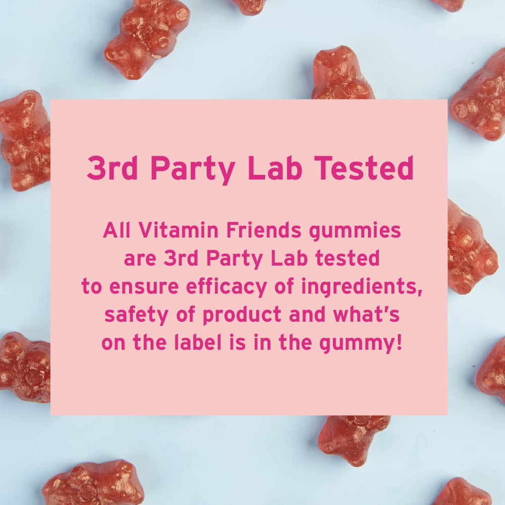 Kid-friendly gummy shapes ready to fit into daily routines.