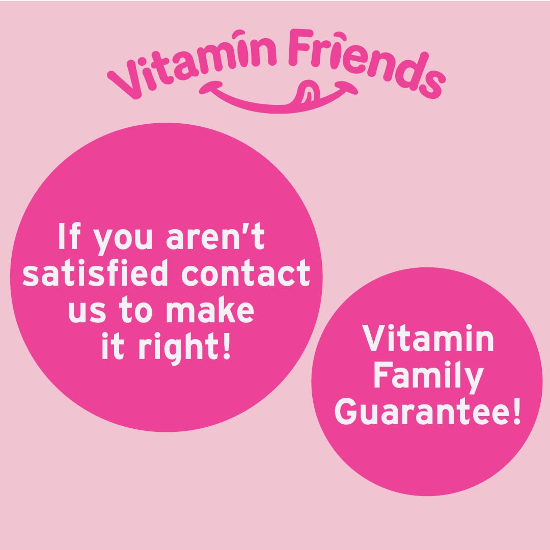 Vitamin Friends kids taking gummy demonstrates ease of daily routine.