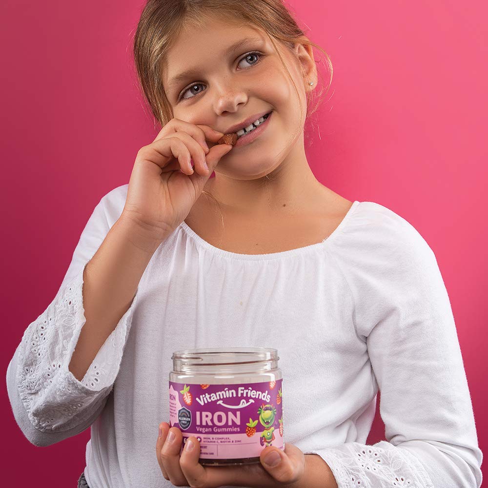 Vitamin Friends USA-made packaging underscoring quality and domestic manufacturing.