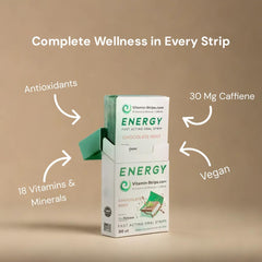 Vitamin-Strips flip-top box packaging shown for convenient on-the-go use.