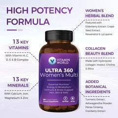 Vitamin World Collagen Beauty Blend supports hair, skin and nails.