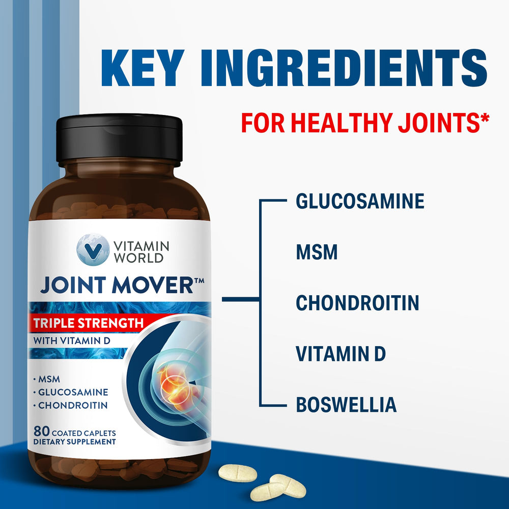 Vitamin World Triple Strength Joint Mover – Glucosamine, Chondroitin ...