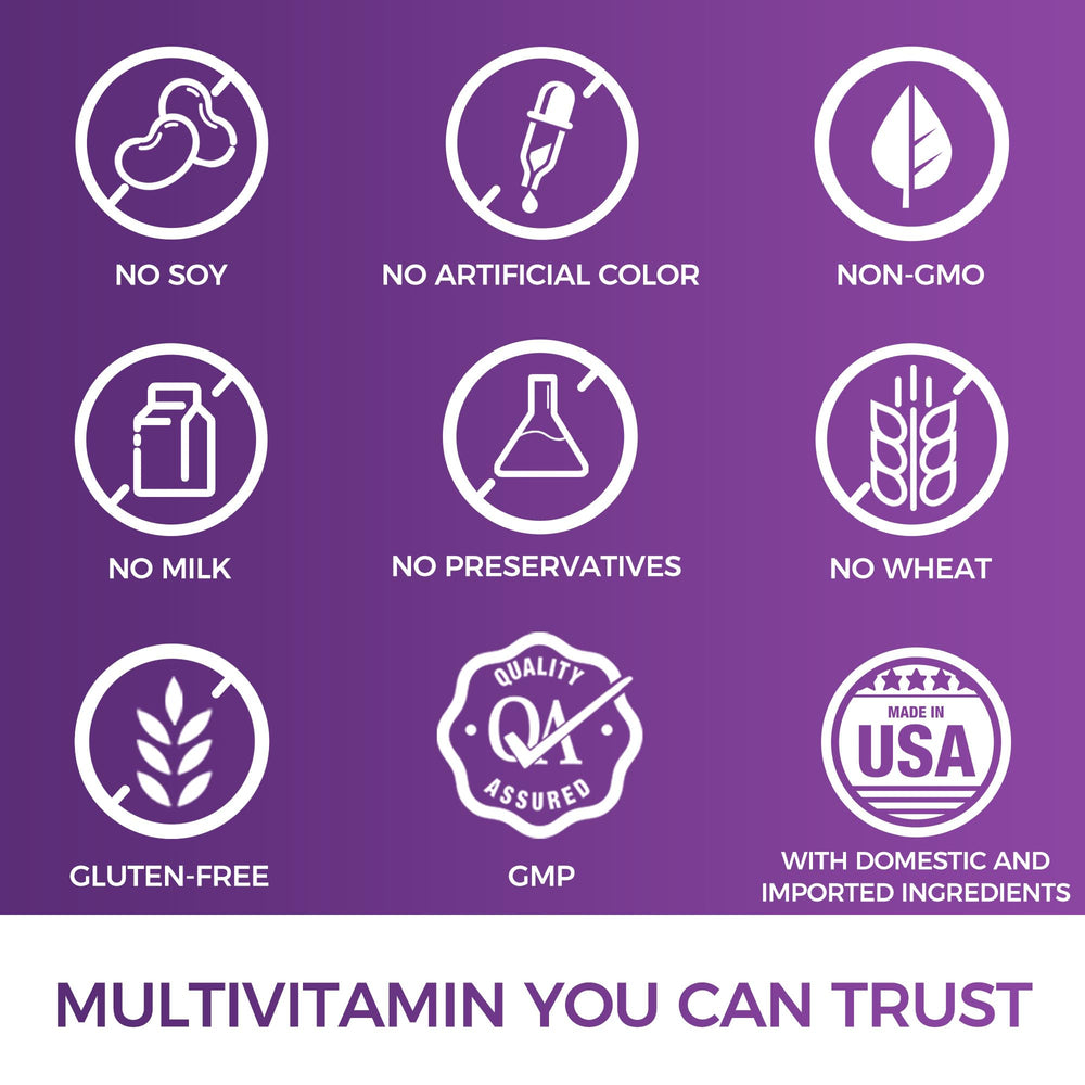 Vitamin World Made in USA GMP facilities seal.