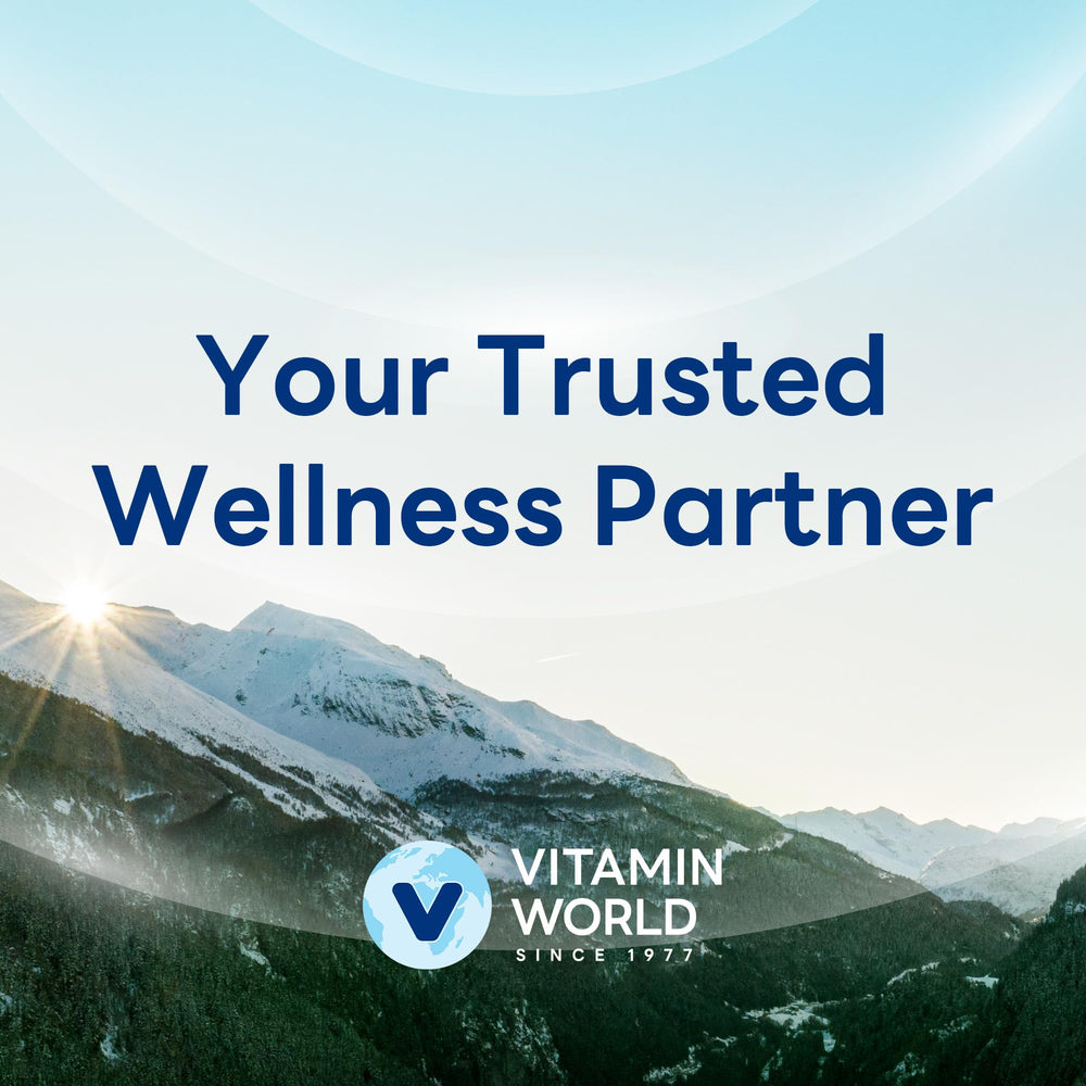 Vitamin World magnesium made in USA badge reinforces quality and trusted sourcing.
