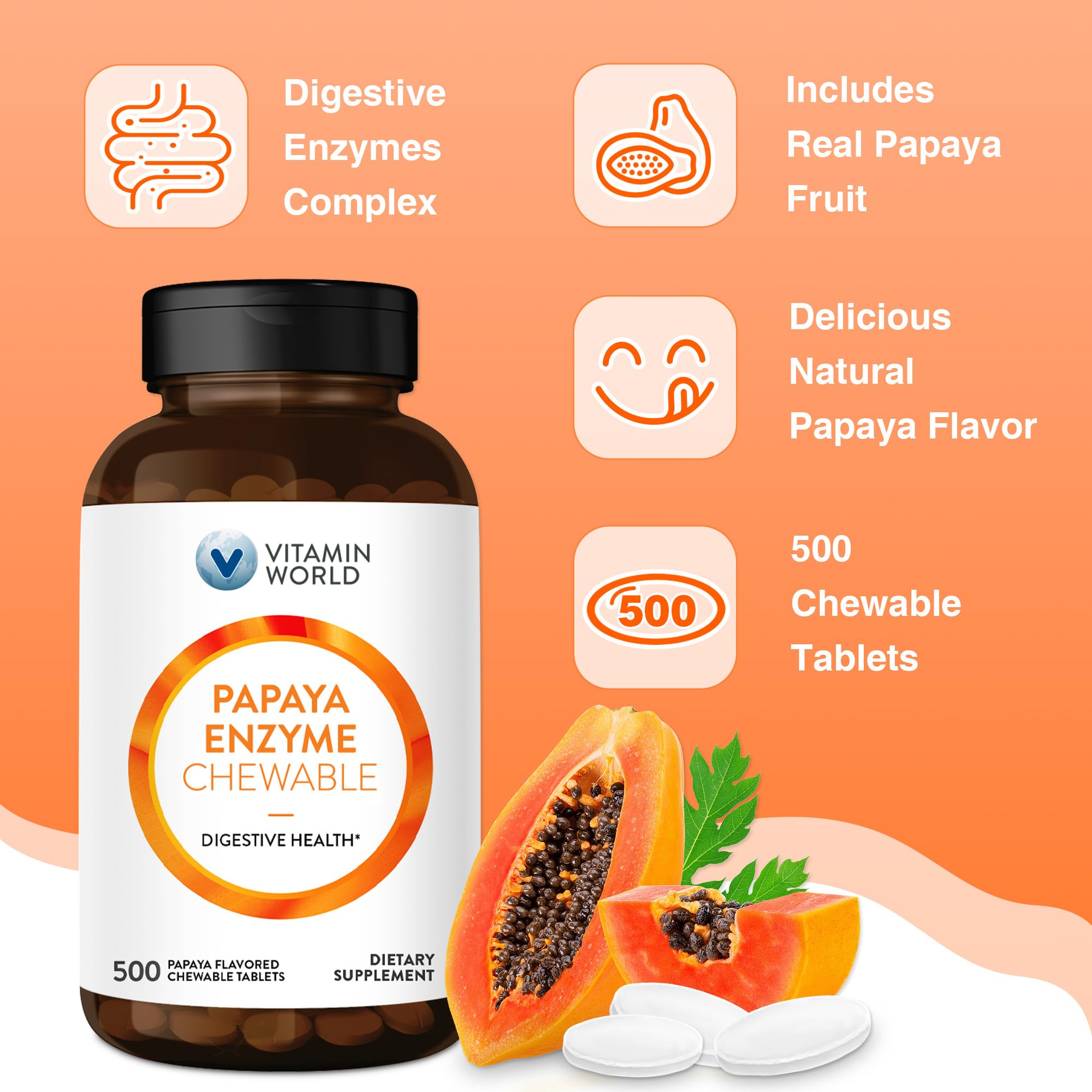 Vitamin World USA-made GMP facility claim on bottle, quality assurance
