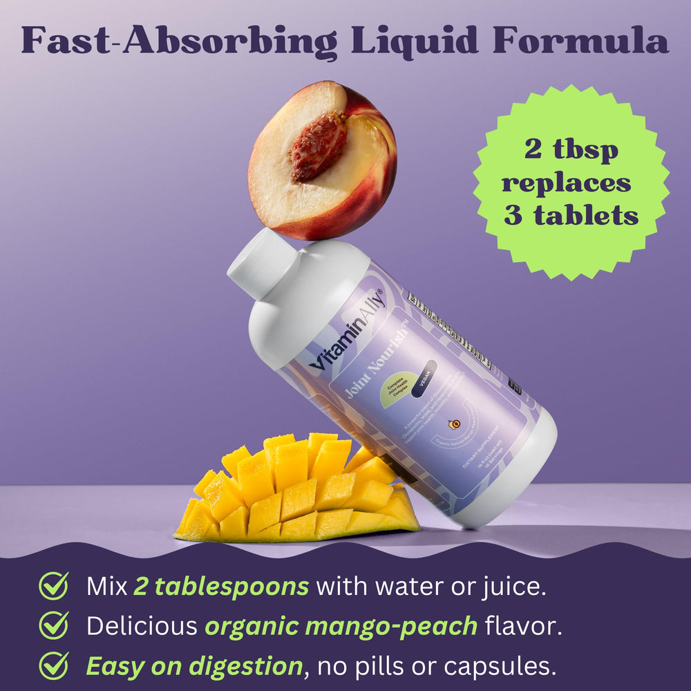 Vitaminally vegan glucosamine and phytodroitin visuals on packaging