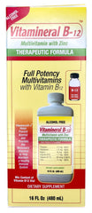 Vitamineral B-12 Memper bottle front for easy daily use and energy support