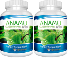VITAMISAN Anamu 1250 mg bottle front—organically grown formula supports antioxidants