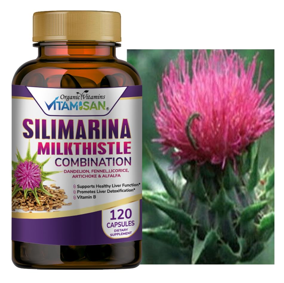 VITAMISAN Dandelion and fennel blend bottle highlights detox and antioxidant support