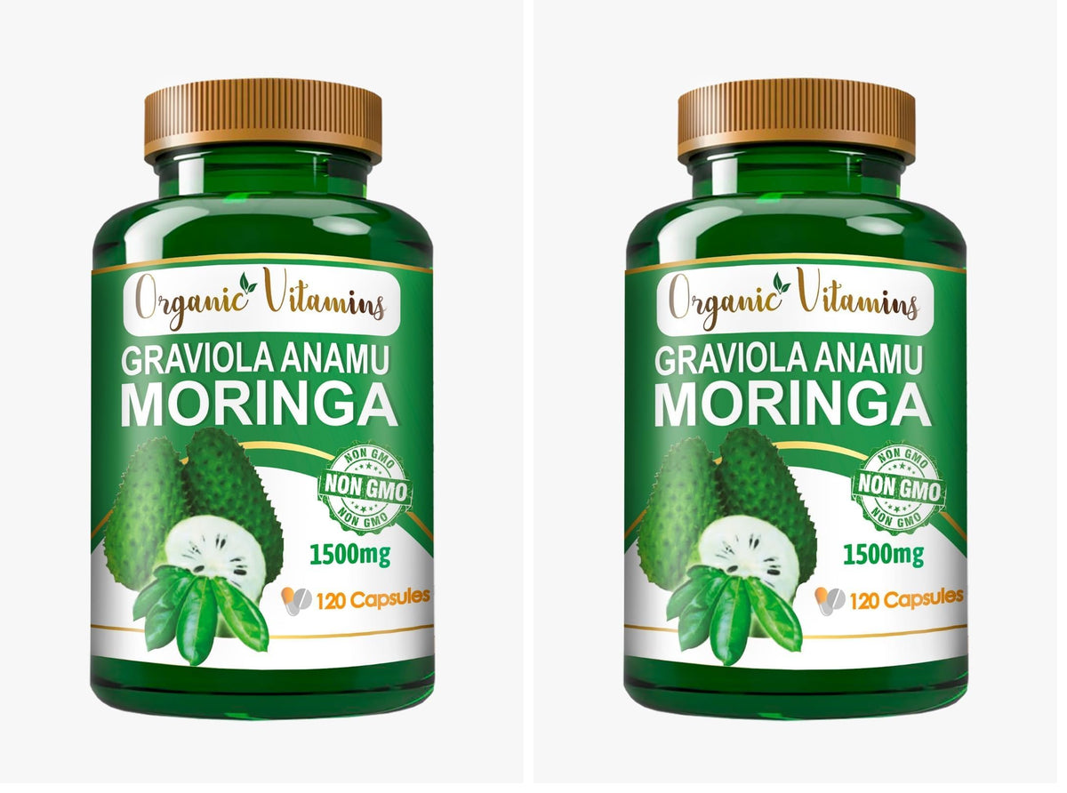 VITAMISAN Graviola Soursop capsules bottle for antioxidant support and daily wellness.