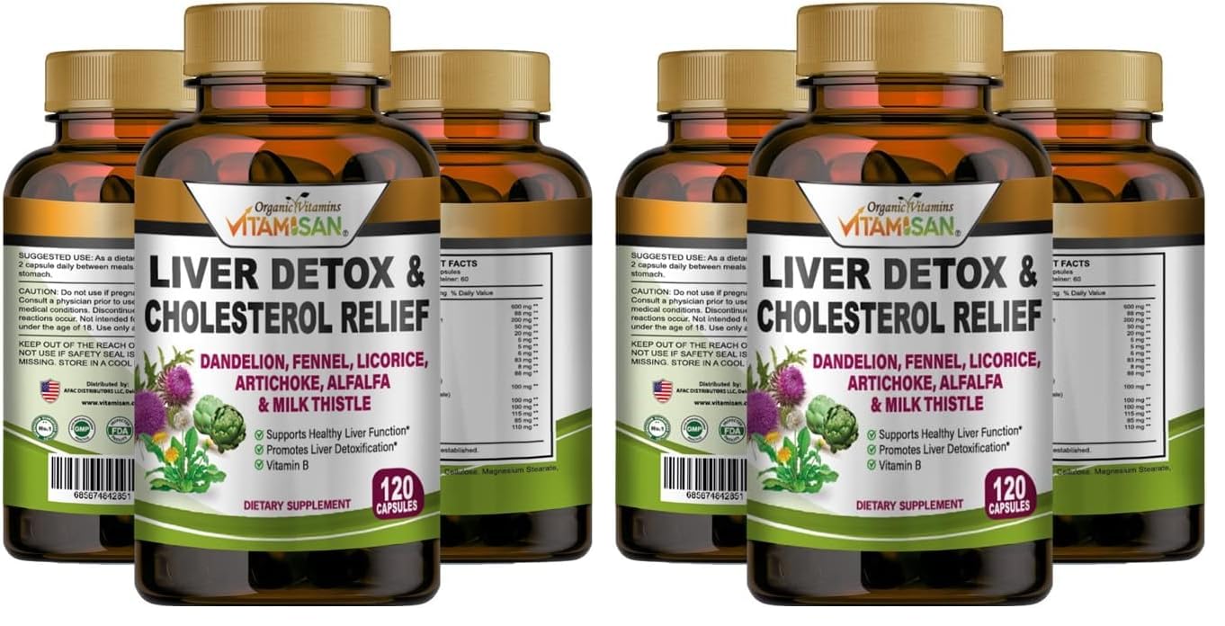 VITAMISAN Liver Cleanse bottle front for easy brand recognition and trust