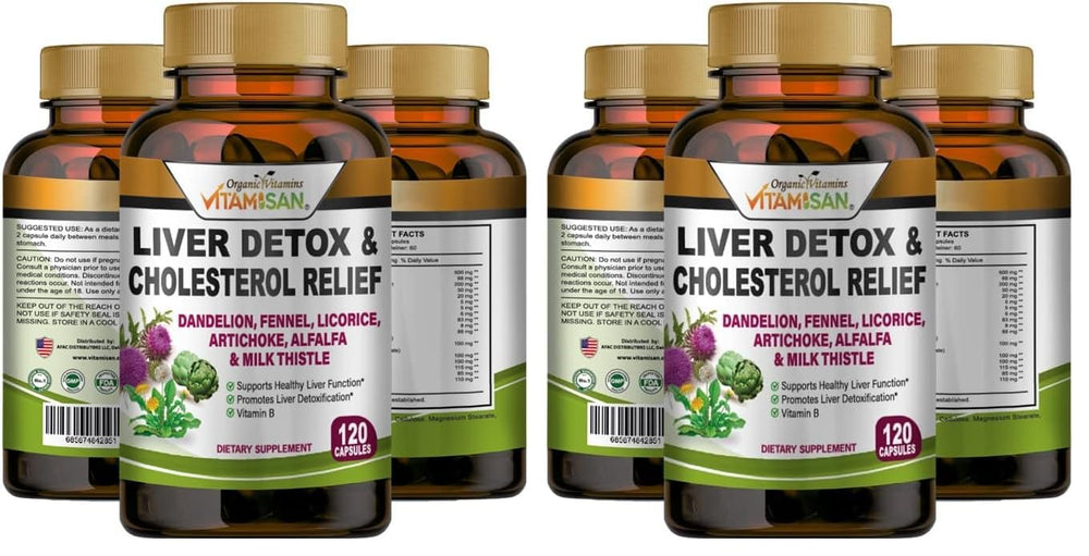 VITAMISAN Liver Cleanse bottle front for easy brand recognition and trust