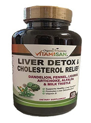 VITAMISAN Liver Cleanse capsules closeup emphasizes easy daily intake