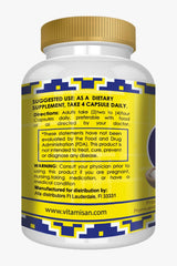 Vitamisan Magnesium Chloride capsules close-up highlights chelated and citrate blend