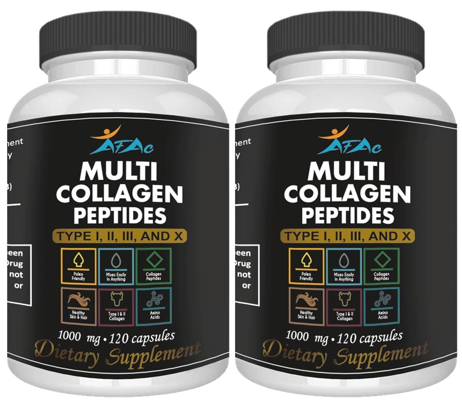 VITAMISAN Multi Collagen bottle side view for skin and joint support