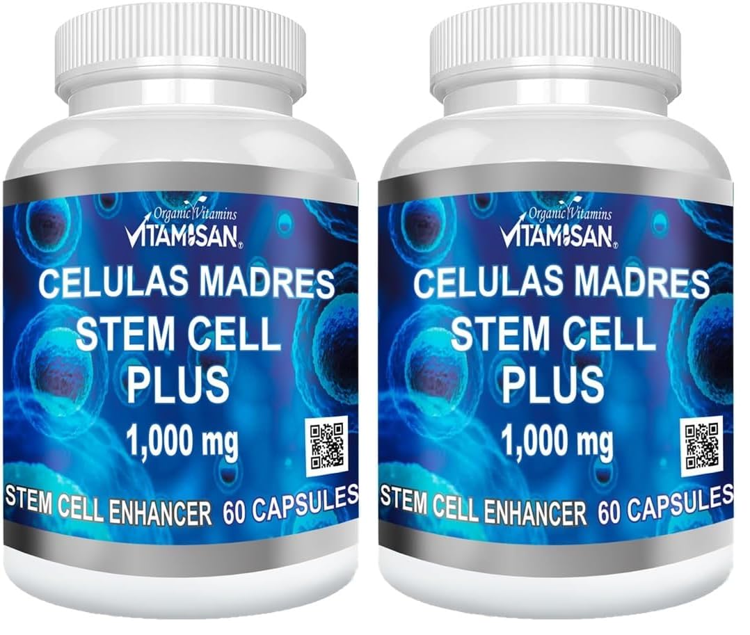 VITAMISAN stem cell capsules bottle for daily wellness support.