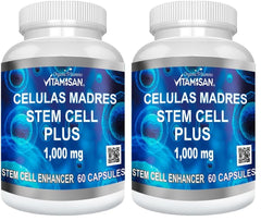 VITAMISAN stem cell capsules bottle for daily wellness support.