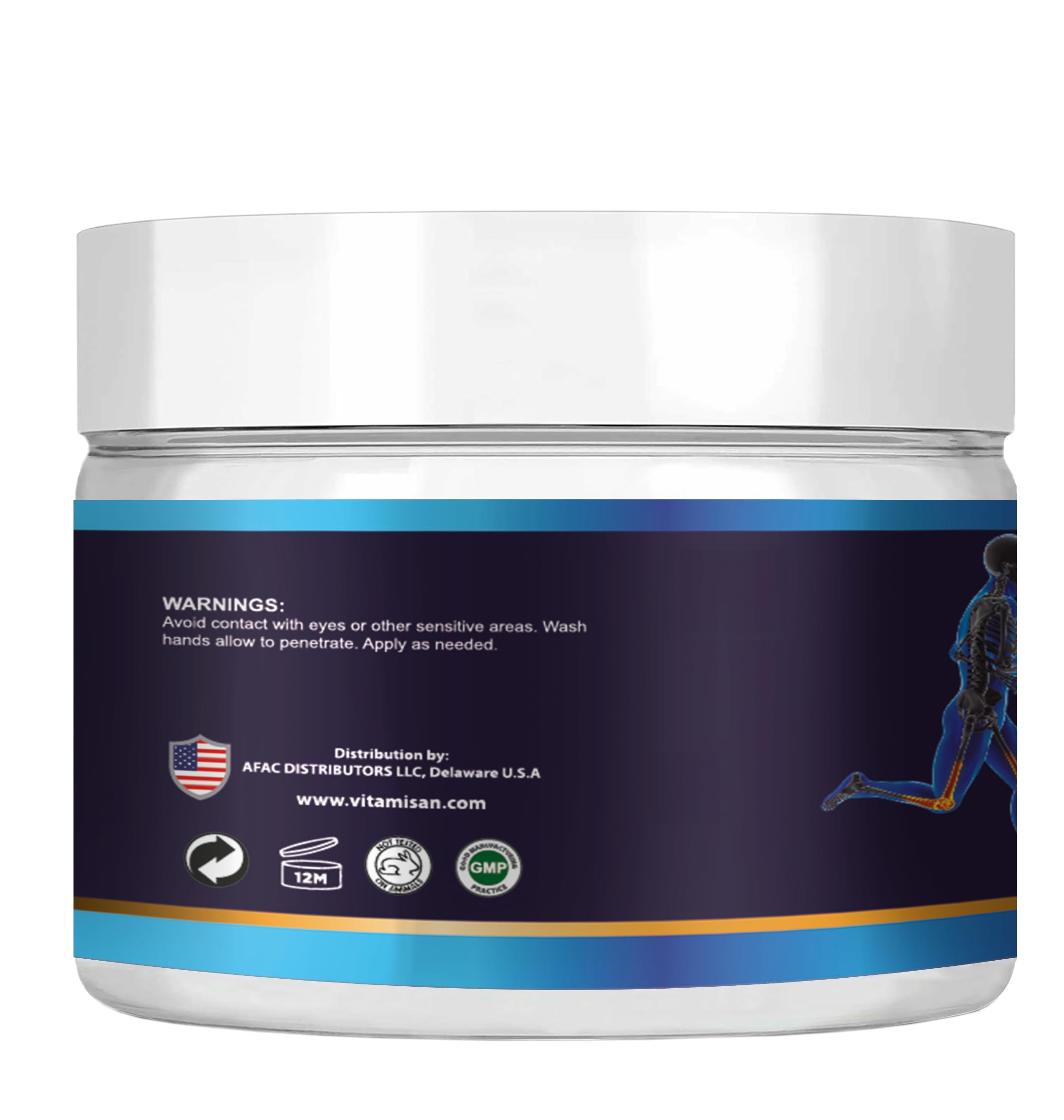VITAMISAN USA-made label on packaging highlights quality ingredients