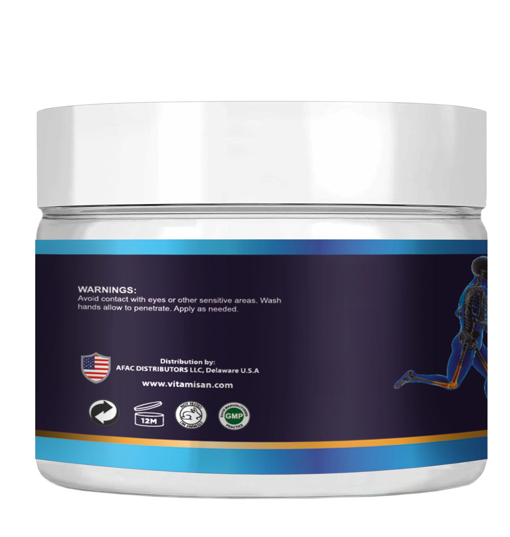 VITAMISAN USA-made label on packaging highlights quality ingredients