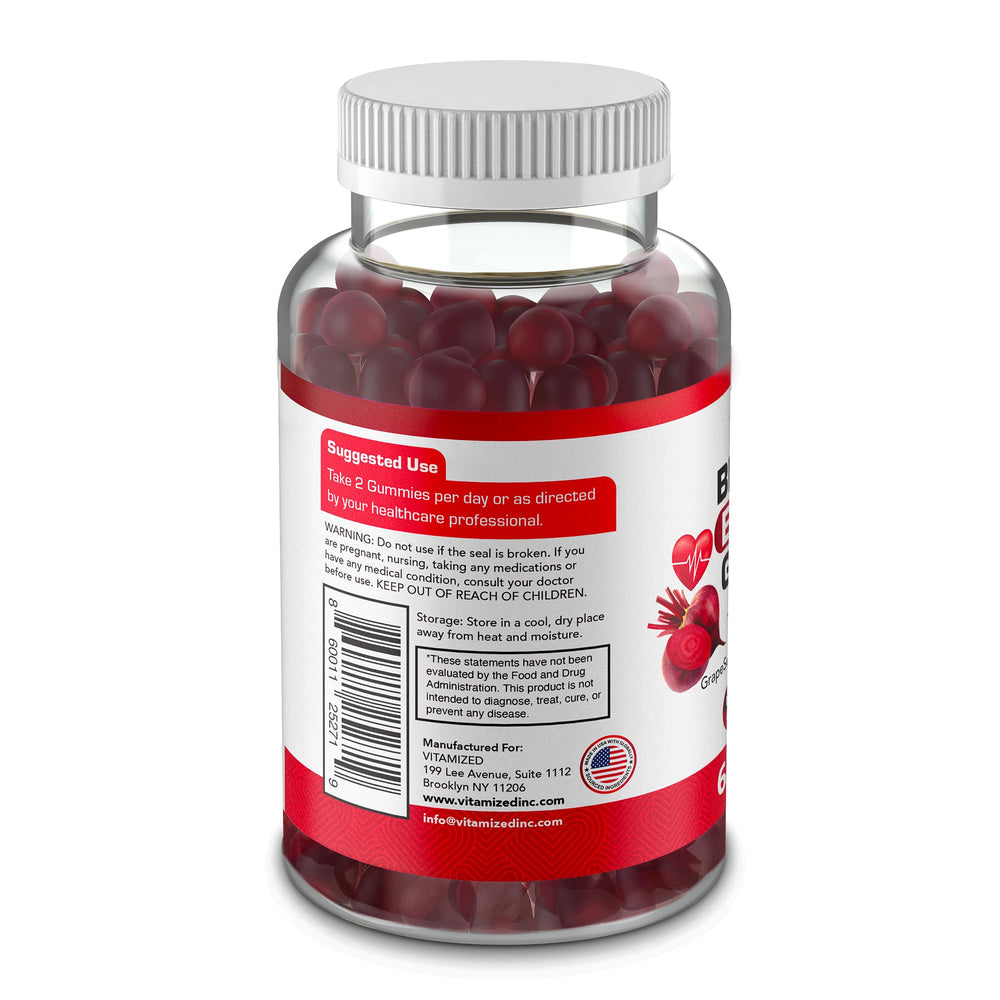 VITAMIZED Energy-boost gummies pack ready for on-the-go lifestyle.