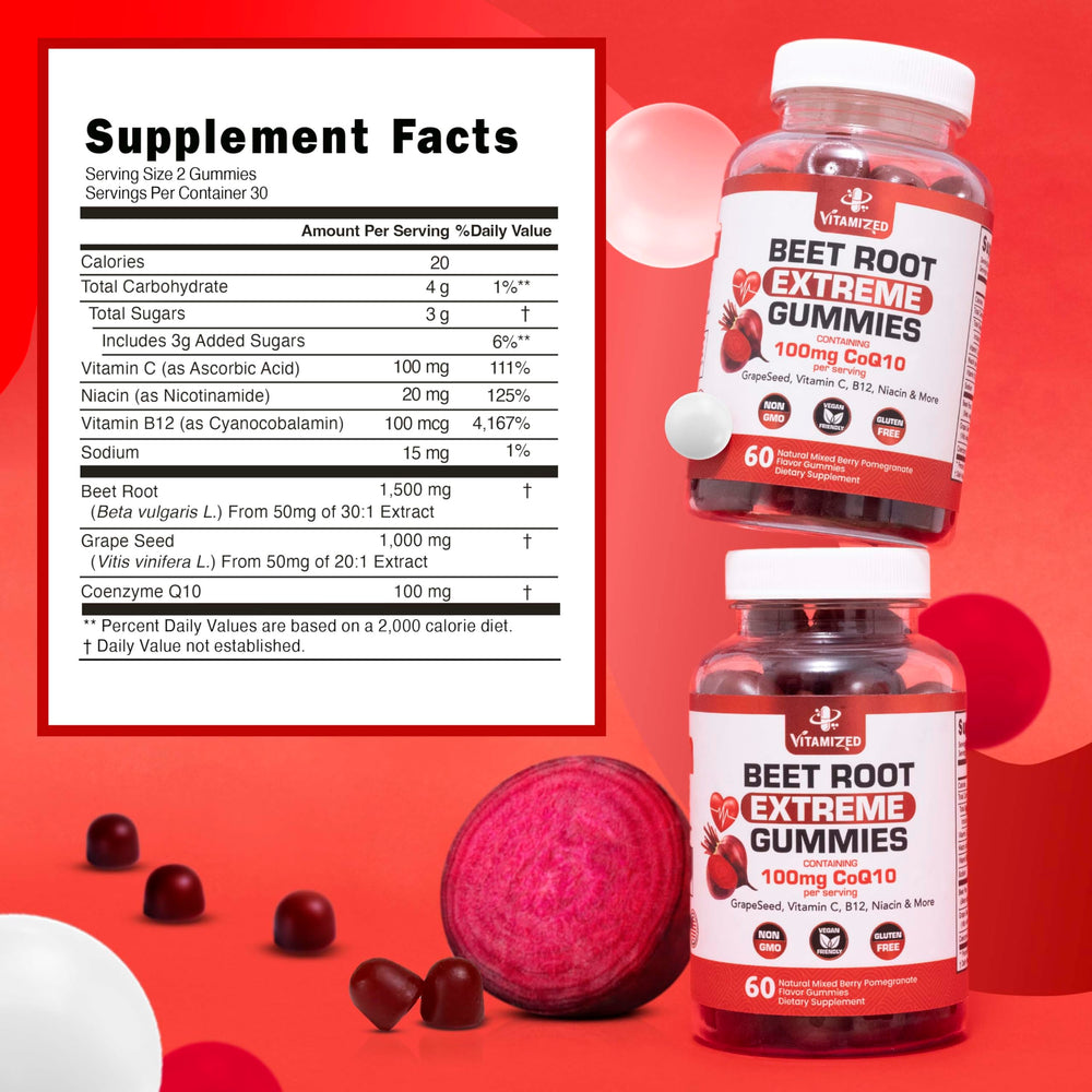 VITAMIZED Gluten-free label signals diet-friendly gummies.