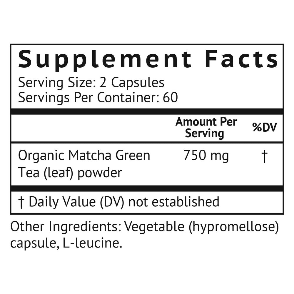 VitaMonk MATCHAMAX capsules close-up showing vegan, antioxidant-rich green tea.