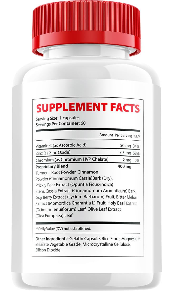 Vitamoon GlycoSync bottle back label highlights vegan, non-GMO formula.
