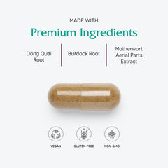 Capsules poured into a hand illustrating easy daily dosage.