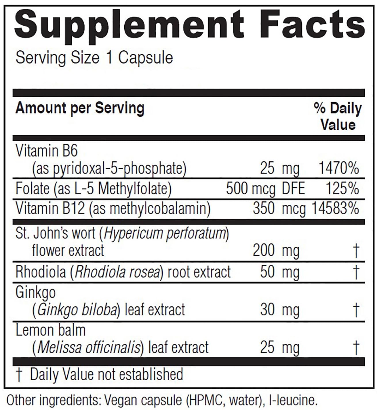 Vitanica Uplift capsules close-up highlighting vegan capsules for daily mood support