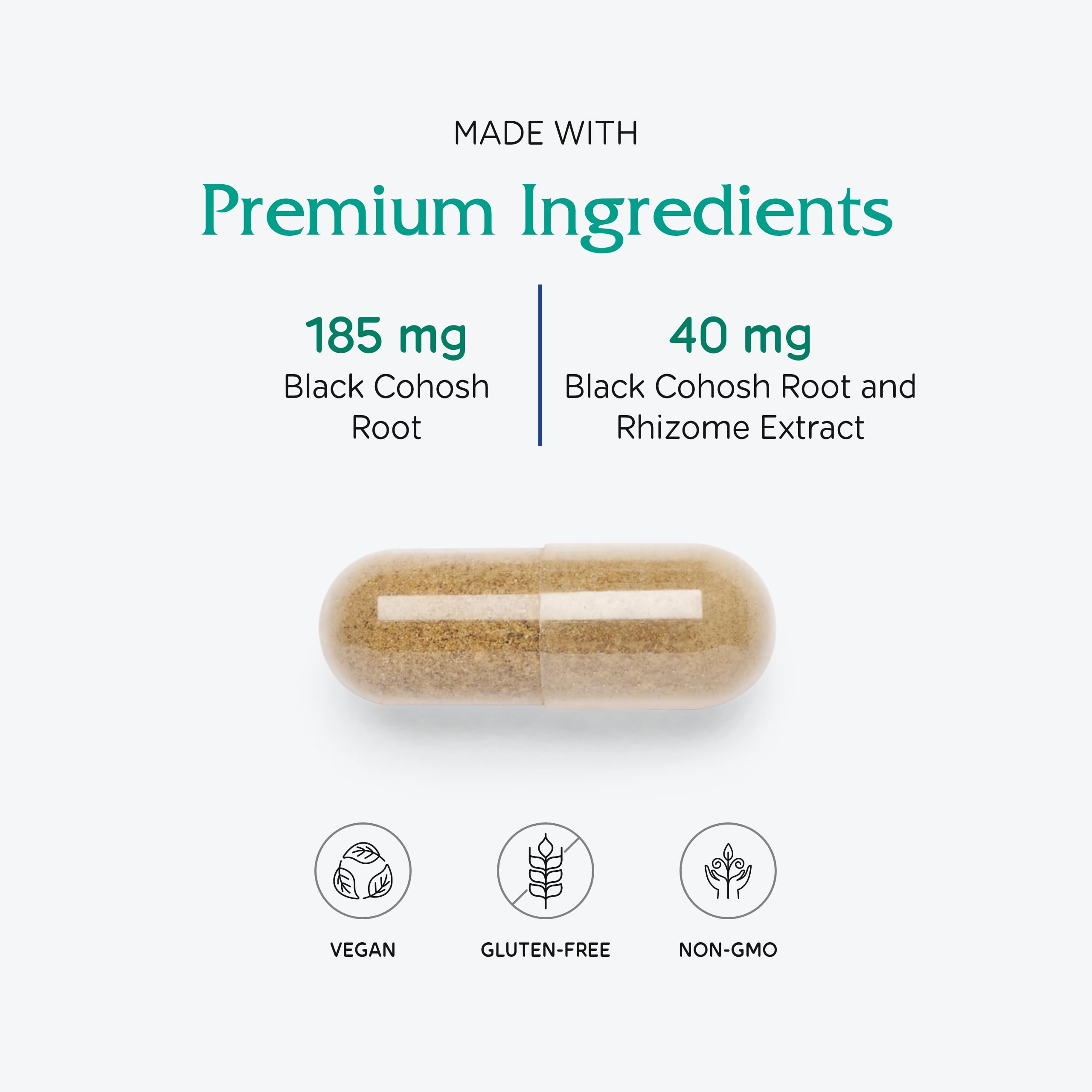 Vitanica 60-capsule vegan supplement packaging shown.