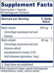 Vitanica Black Cohosh capsules arranged for easy daily intake.