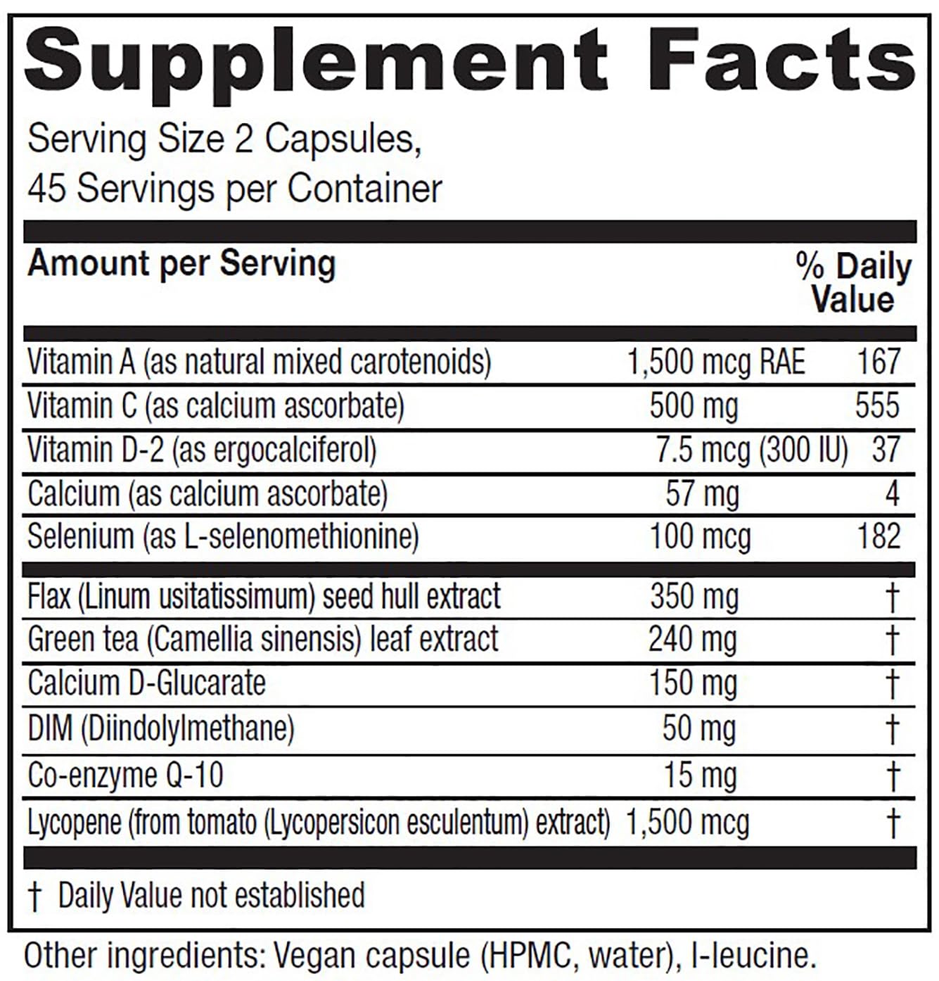 Vitanica BreastBlend capsules shown for daily vegan breast health support