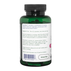 Vitanica BreastBlend ingredients visual with vitamins and herbs.