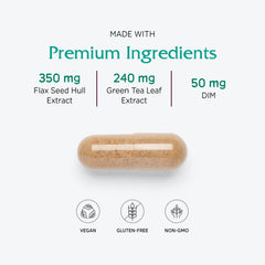 Vitanica BreastBlend label displays vegan-friendly formula and natural ingredients