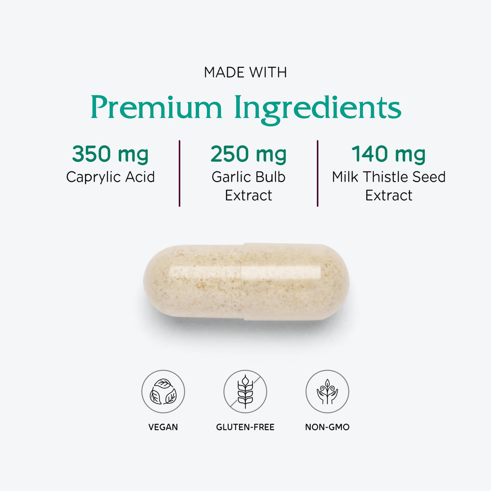 Vitanica Candidastat clean label, no artificial additives.