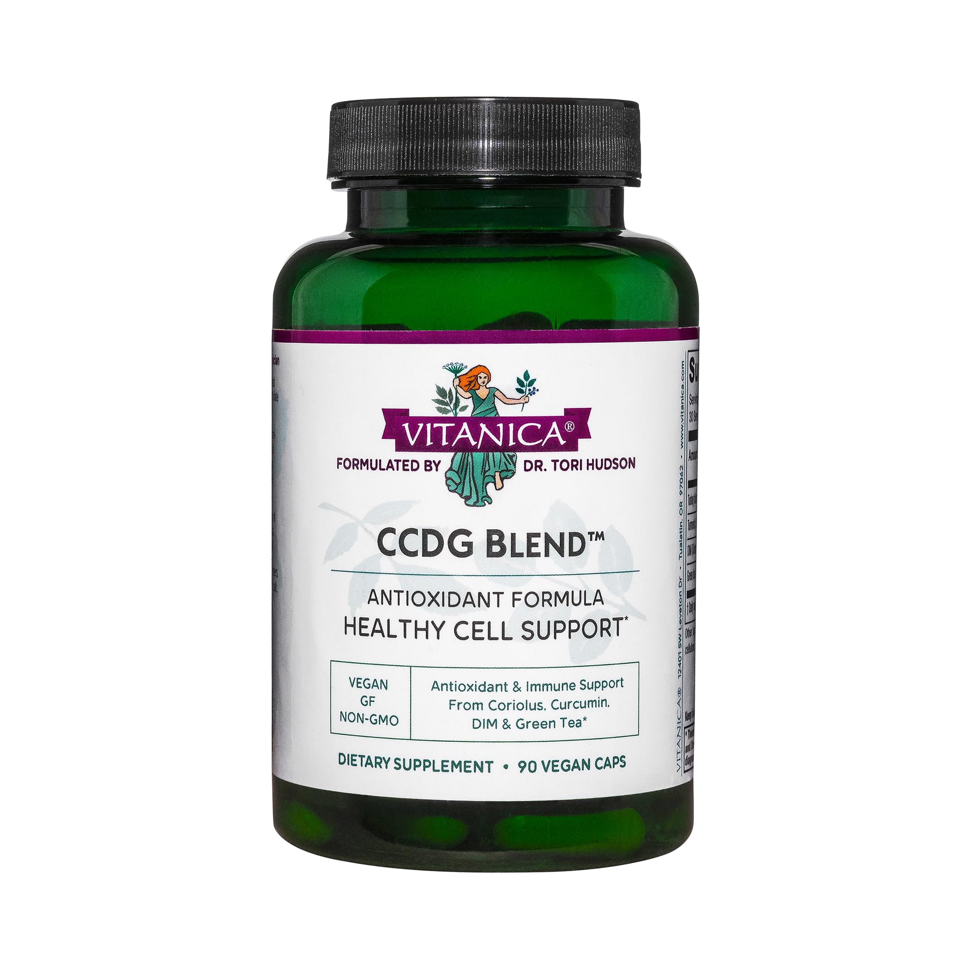 Vitanica CCDG Blend turkey tail mushroom: supports daily immune health with potent polysaccharides.