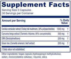 Vitanica CCDG capsules close-up with plant-based ingredients.