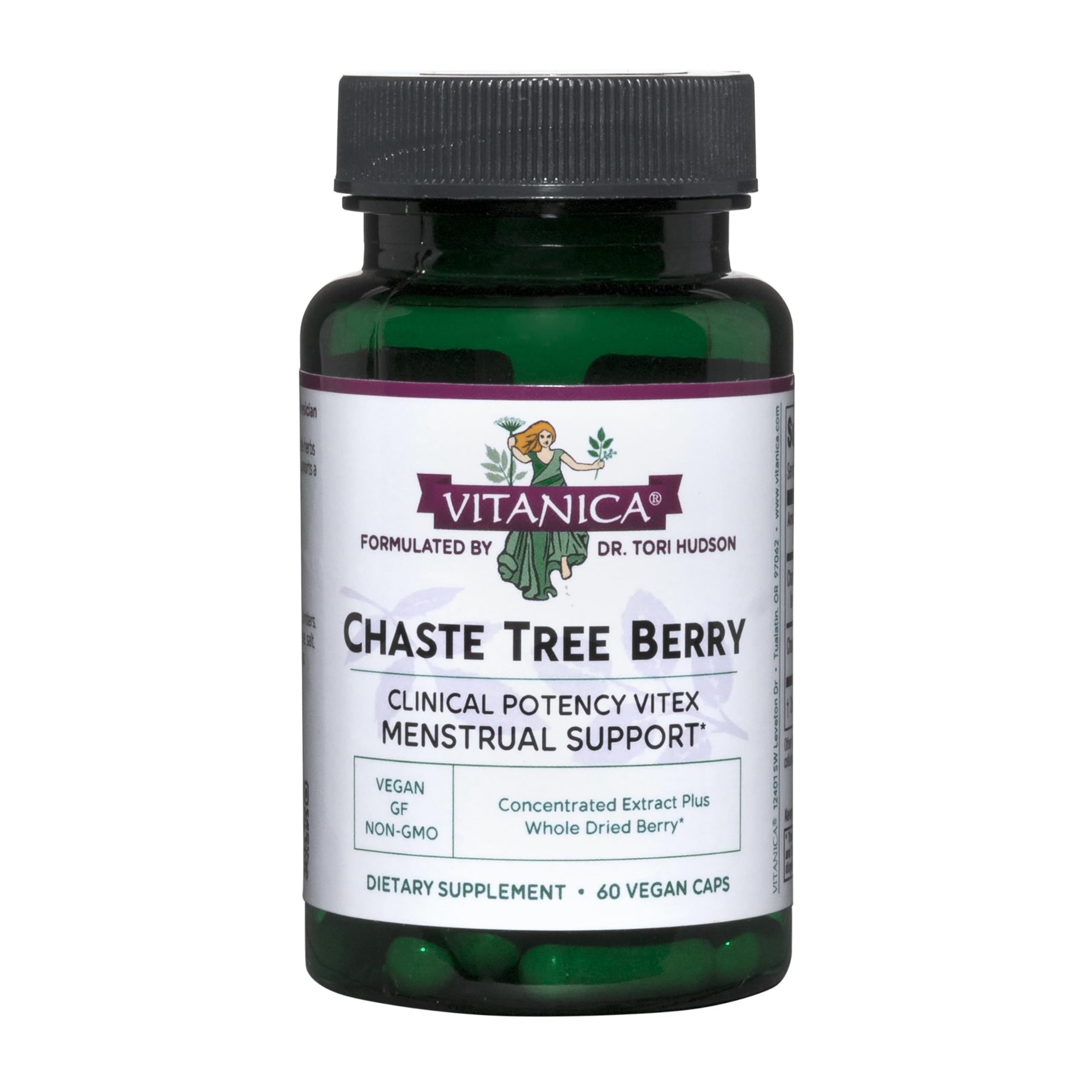 Vitanica Chaste Tree Berry Extract bottle for hormone balance and cycle support