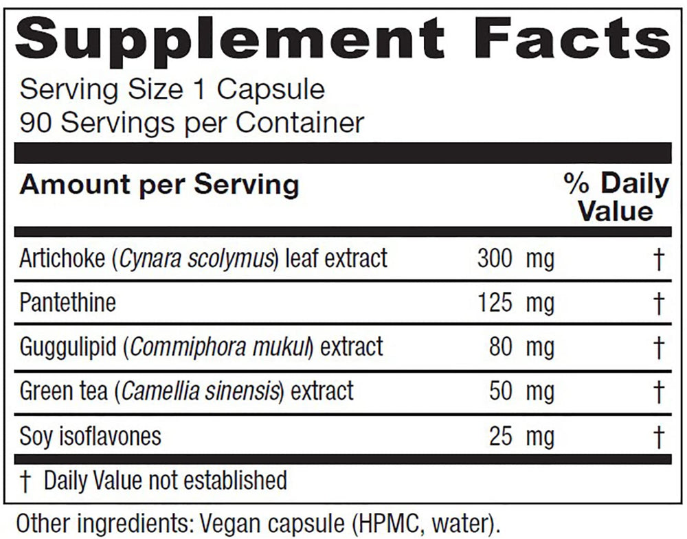 Vitanica CholestBlend capsules closeup highlighting vegan formula for lipid support.