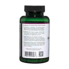 Close-up of Vitanica Colon Motility Blend label showing vegan formula