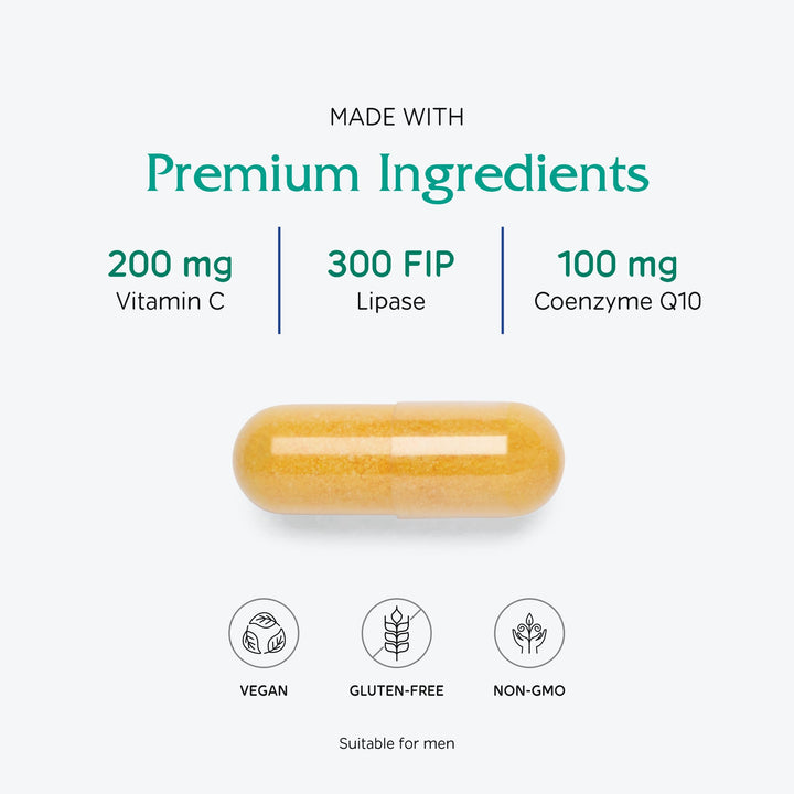 Vitanica CoQ10 Extra vegan formula designed for heart and immune support