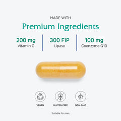 Vitanica CoQ10 Extra vegan formula designed for heart and immune support