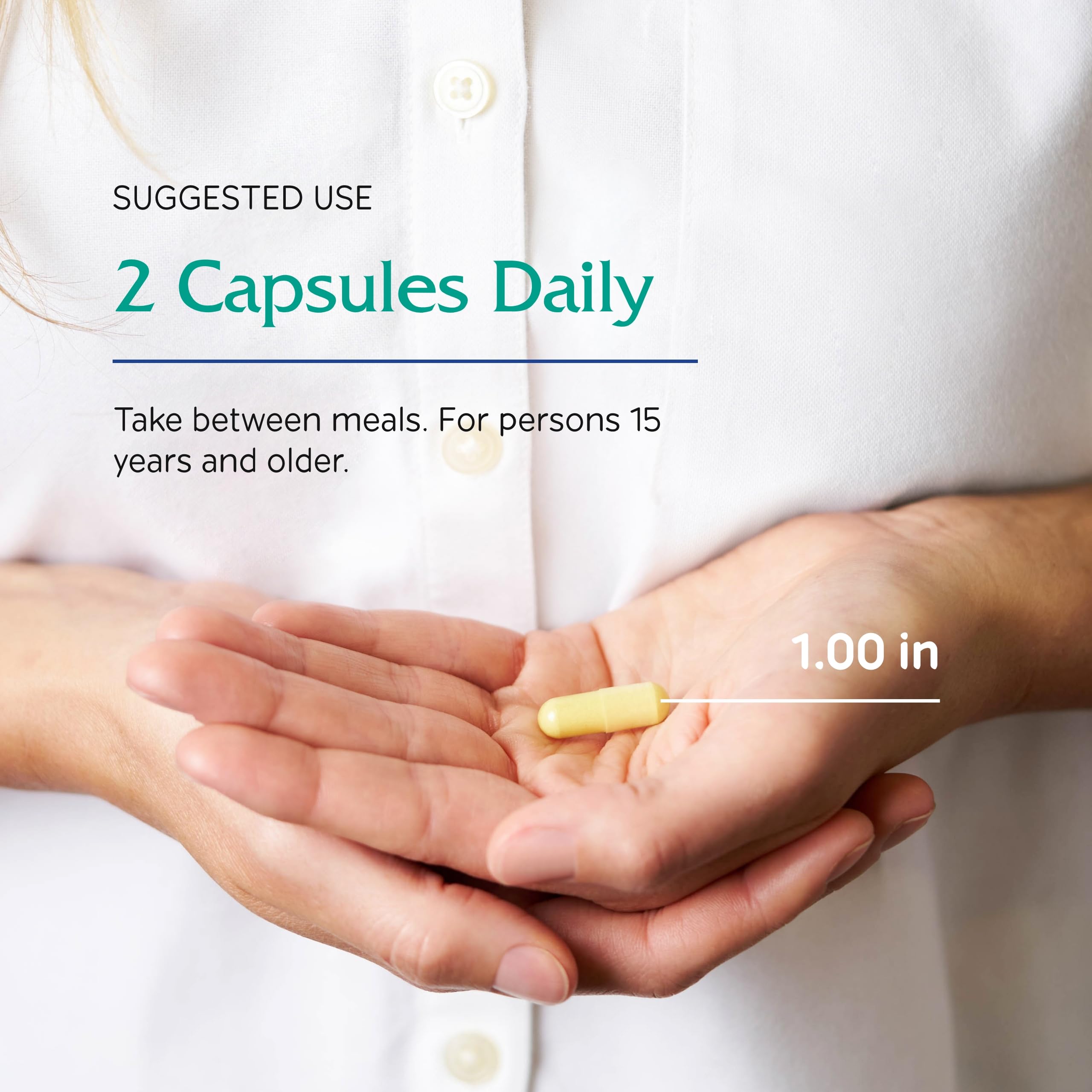 Vitanica Dopamine Assist bottle on counter with product label visible.