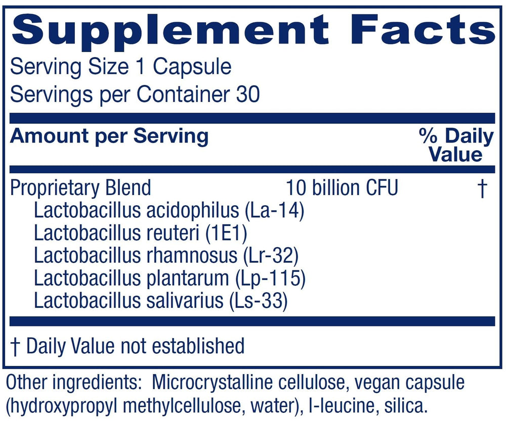 Vitanica FemEcology capsules closeup highlighting 10 billion live organisms per capsule