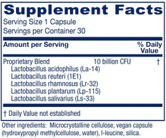 Vitanica FemEcology capsules closeup highlighting 10 billion live organisms per capsule