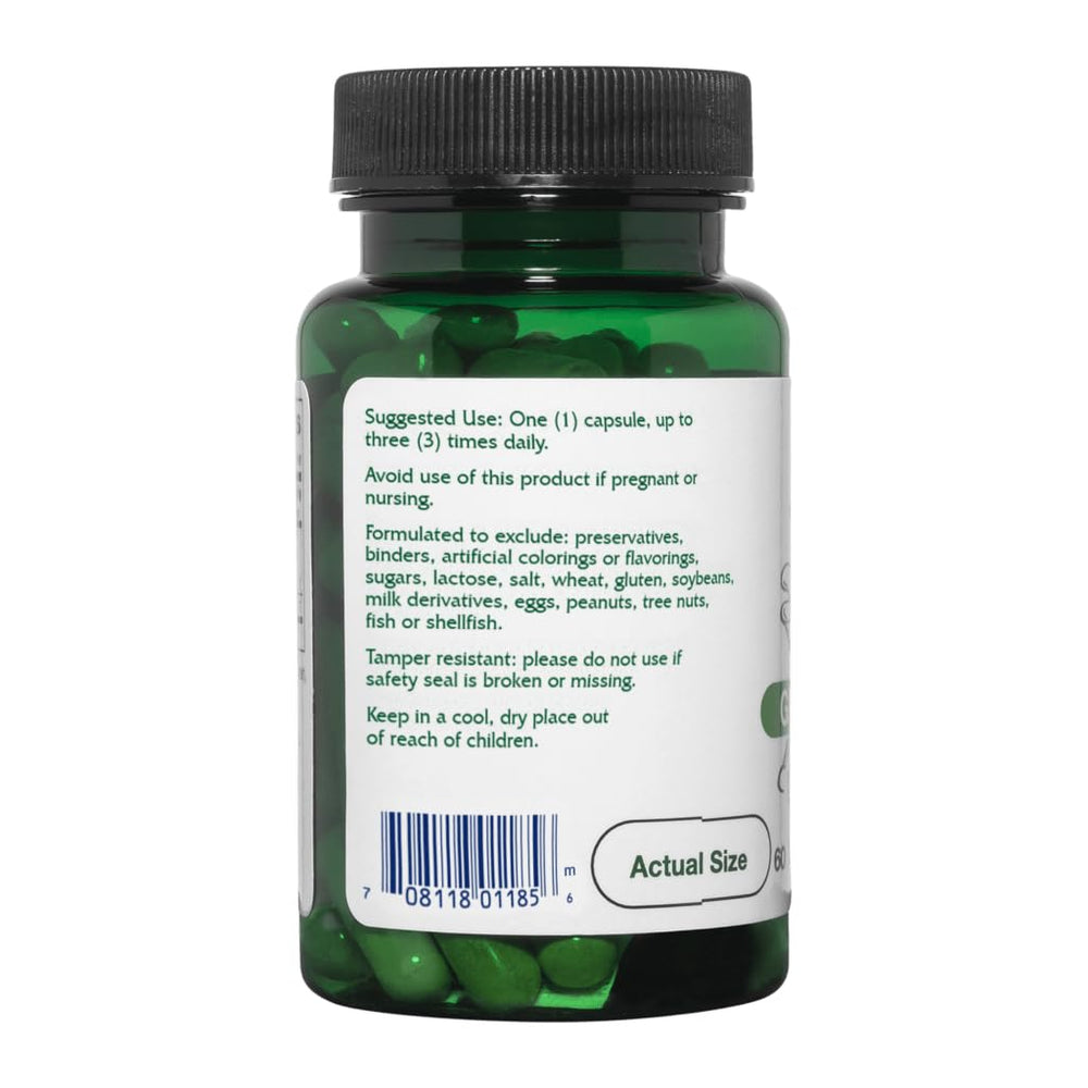 Chart illustrating Vitanica Green Tea polyphenols and EGCG content